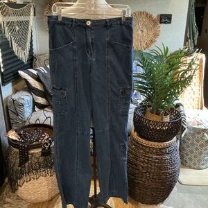Metrostyle Dark Blue Cargo Pants 8